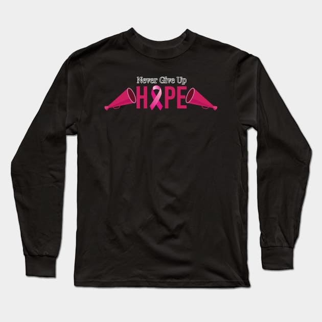 Breast Cancer design Long Sleeve T-Shirt by Pieartscreation